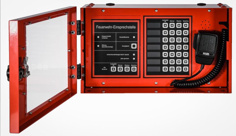 Gräf & Meyer GmbH Feuerwehr-Einsprechstelle VAP 1-FES mit 7 Zonen-Tastenfeld
