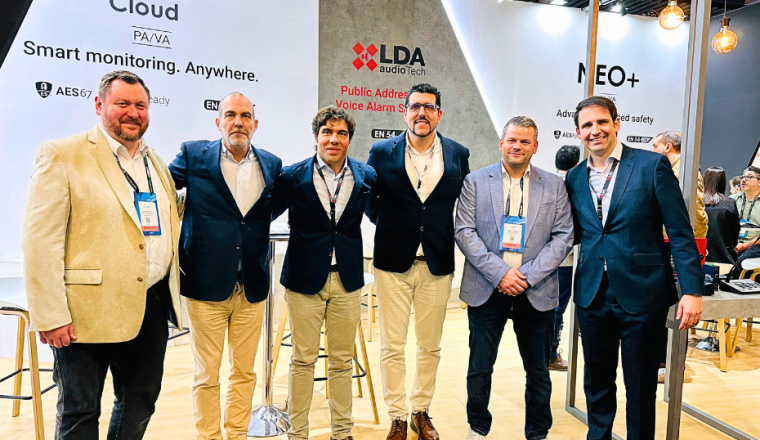 Gemeinsam mit unserem Partner LDA AUdiotech auf dem Messestand der ISE