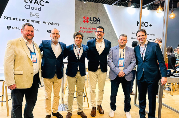 Gemeinsam mit unserem Partner LDA AUdiotech auf dem Messestand der ISE