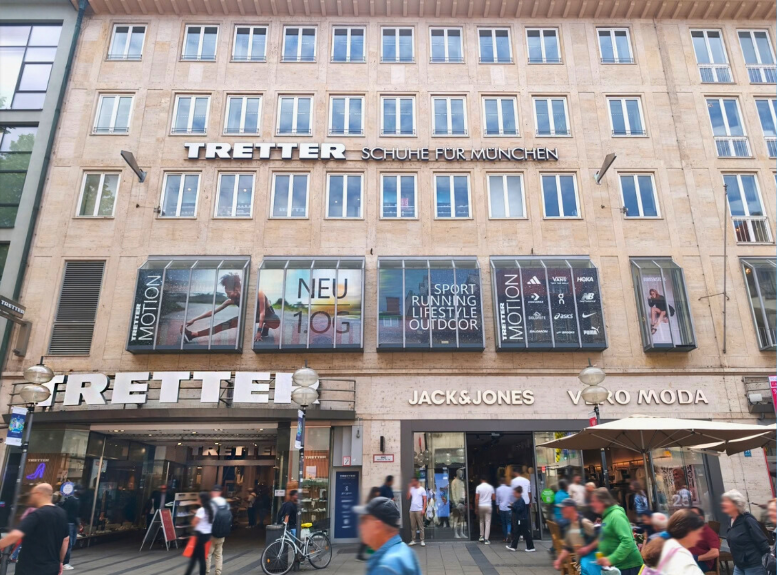 Sprachalarmierungsanlage für TRETTER-Schuhe München | Referenz Gräf & Meyer